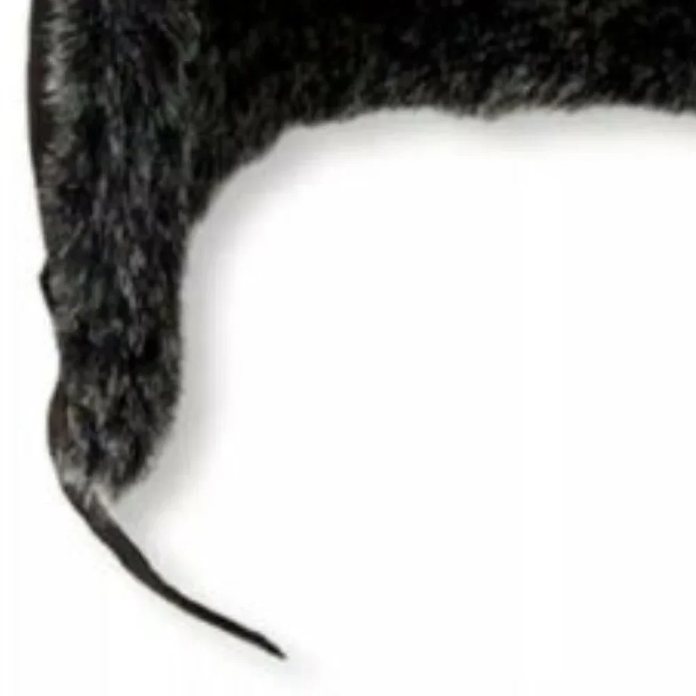 The Children's Place Black Fabric & Faux Fur Ear Flap Cap Boys L/XL 8+ NWOT